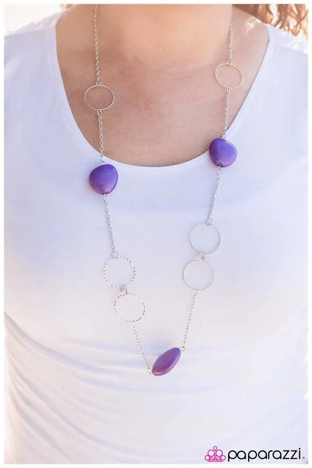 Paparazzi Necklace ~ Innocent and Illustrious - Purple