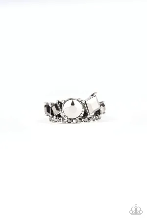 Paparazzi Ring ~ Champion Couture - Silver