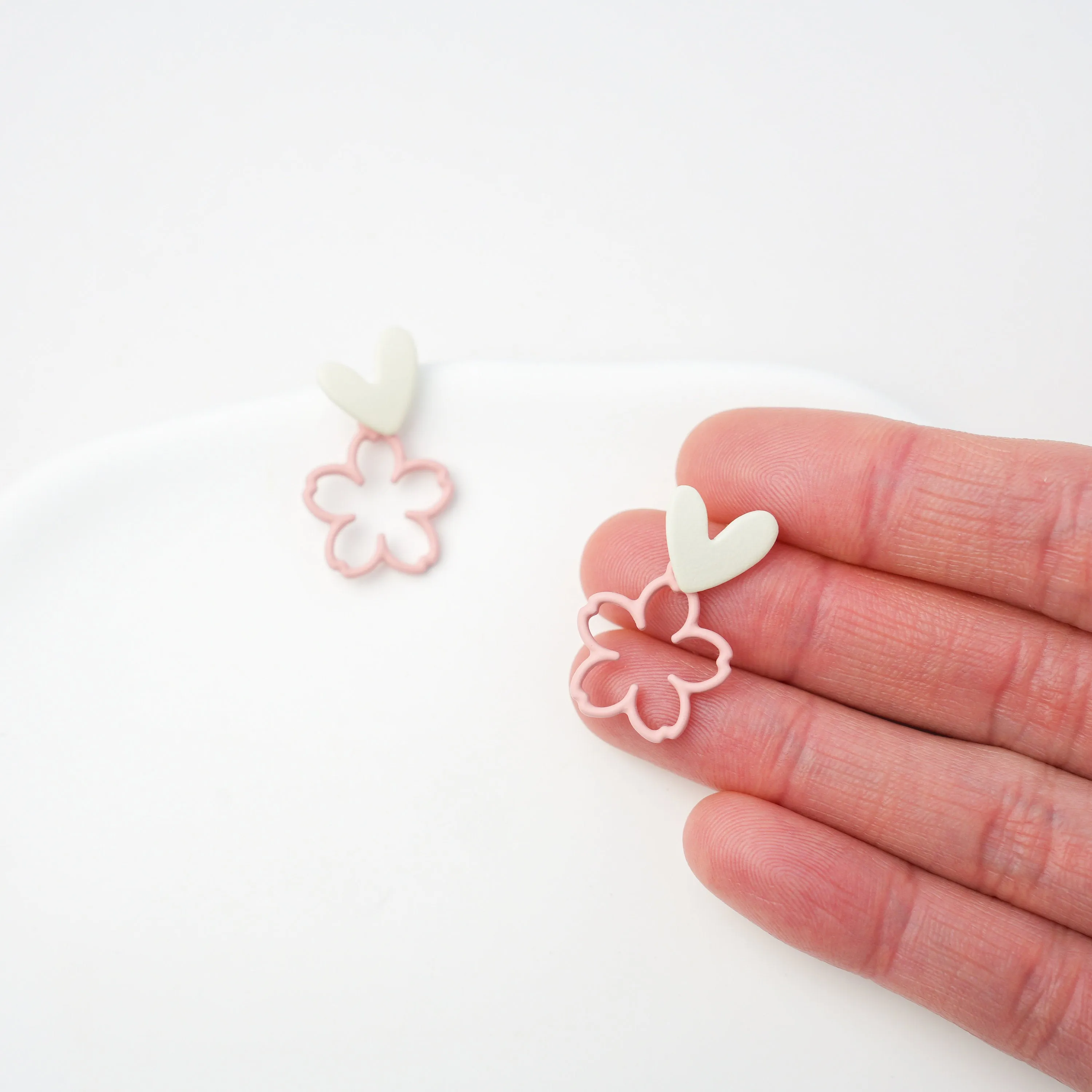 Sakura Flower Drop Earrings