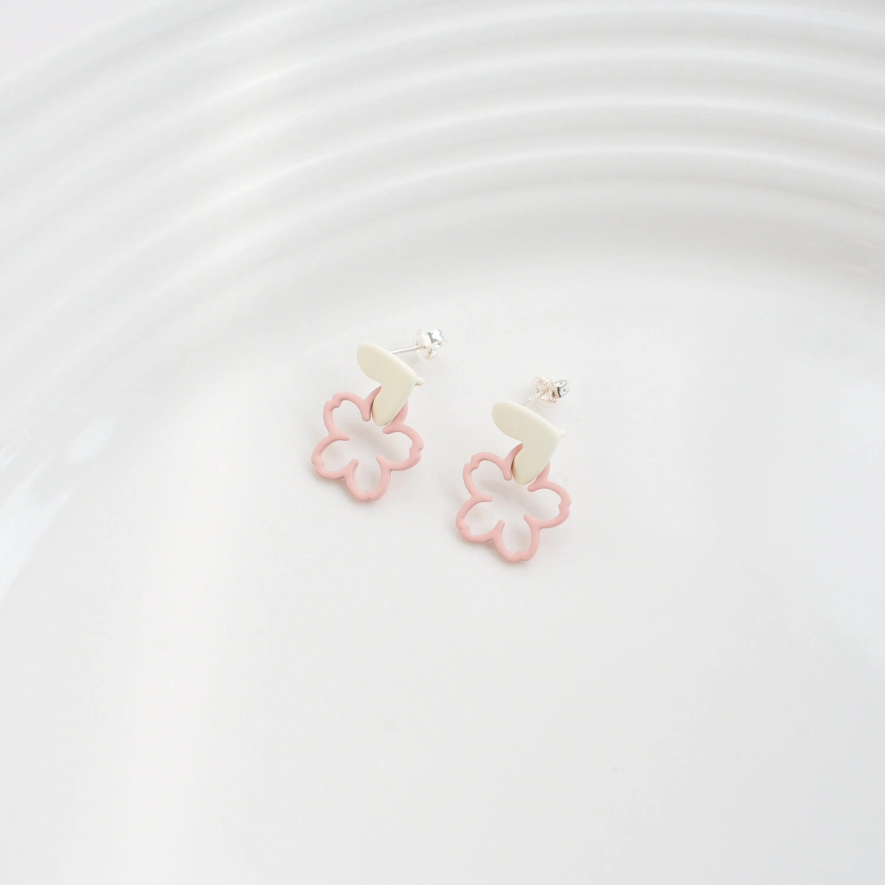 Sakura Flower Drop Earrings