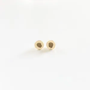 Silhouette Dot Stud Earrings