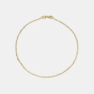 Thin Gold Anklet