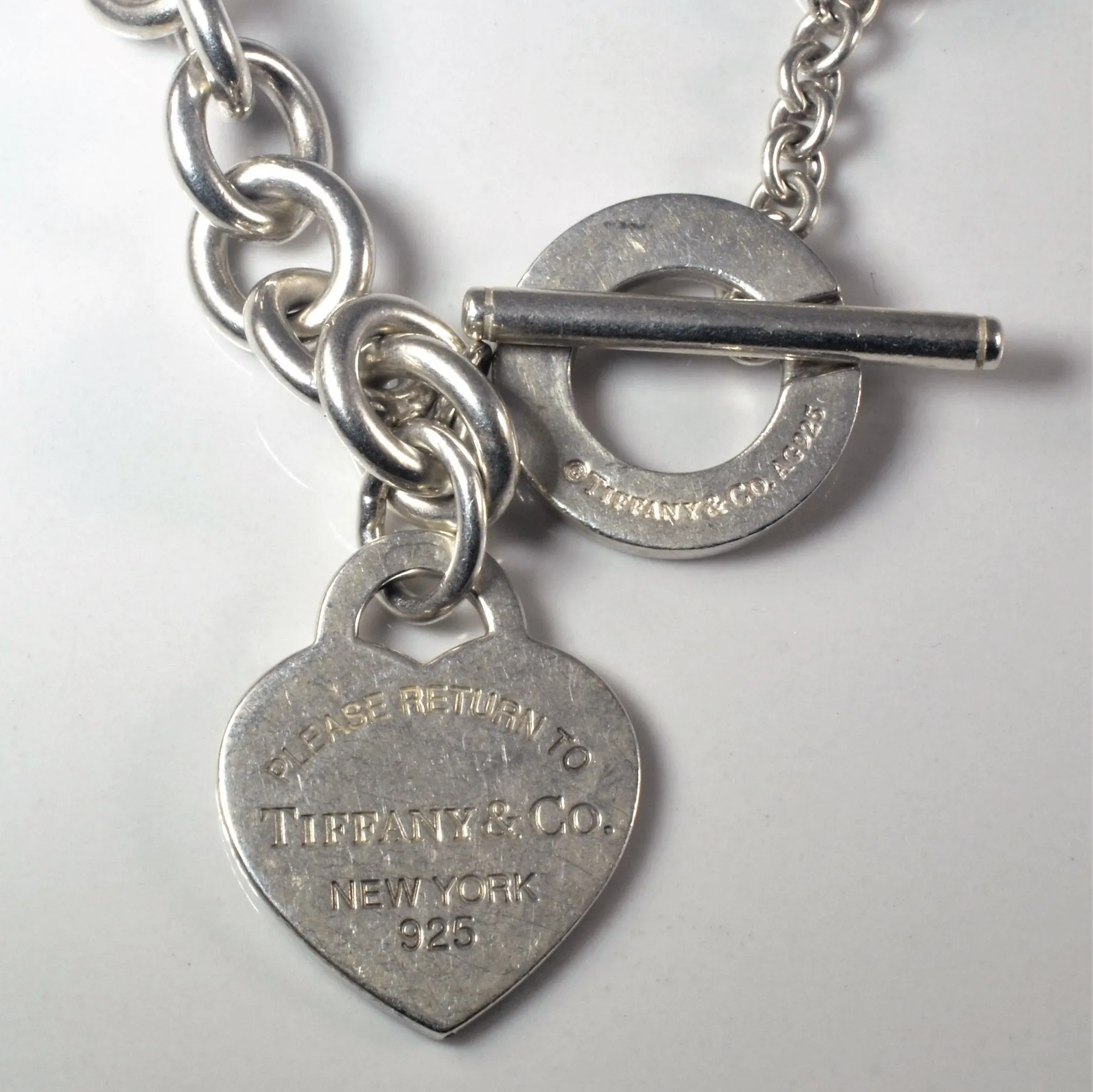 'Tiffany & Co.' Return to Tiffany Toggle Necklace | 16" |