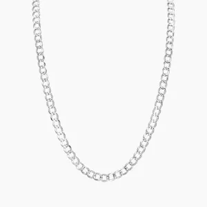 Valente Unisex Curb Chain (Silver)